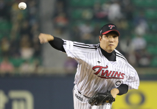 NC 전에서 류제국이 가장 경계해야할 점은 단기전의 승부를 단숨에 가를 수 있는 큰 것 한방이다. 사진=연합뉴스